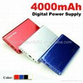 The large capacity 4000 MAH mobile power cell phone charger 4