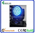 36x10W Quad-color led moving head wash  1