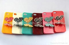 wholesale-50pcs/lot colorful butterfly cell phone case for 4