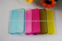 wholesale-50pcs/lot 0.3mm Super thin mobile phone Case