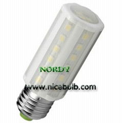 7W led corn light 41pcs 5050SMD with milky cover beautiful look