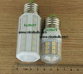 Mini LED Corn Lamp E27 B22 3.8W 24PCS 5050SMD corn bulb with cover 3