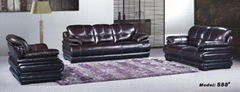 leather sofa