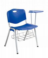 plastic steel student training chair