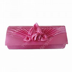 Satin evening bag