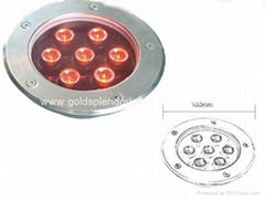 LED 7*1W Ground light