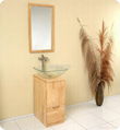 wood bathroom cabinet