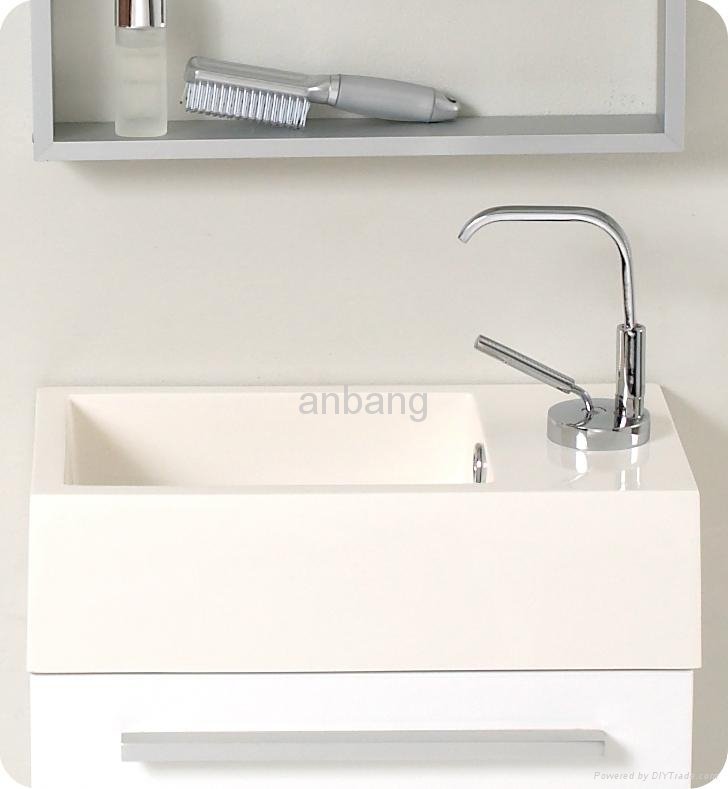 MDF White Bathroom Vanity 5