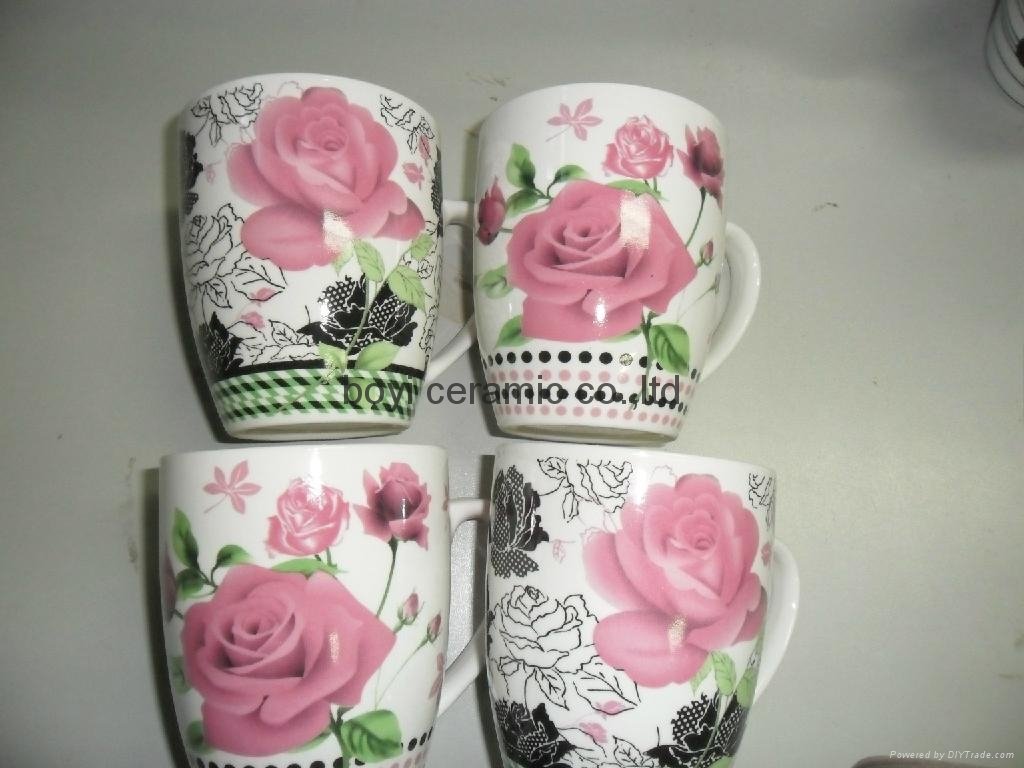 Calypso/Carnivale shape ceramic mug personalized printing 2