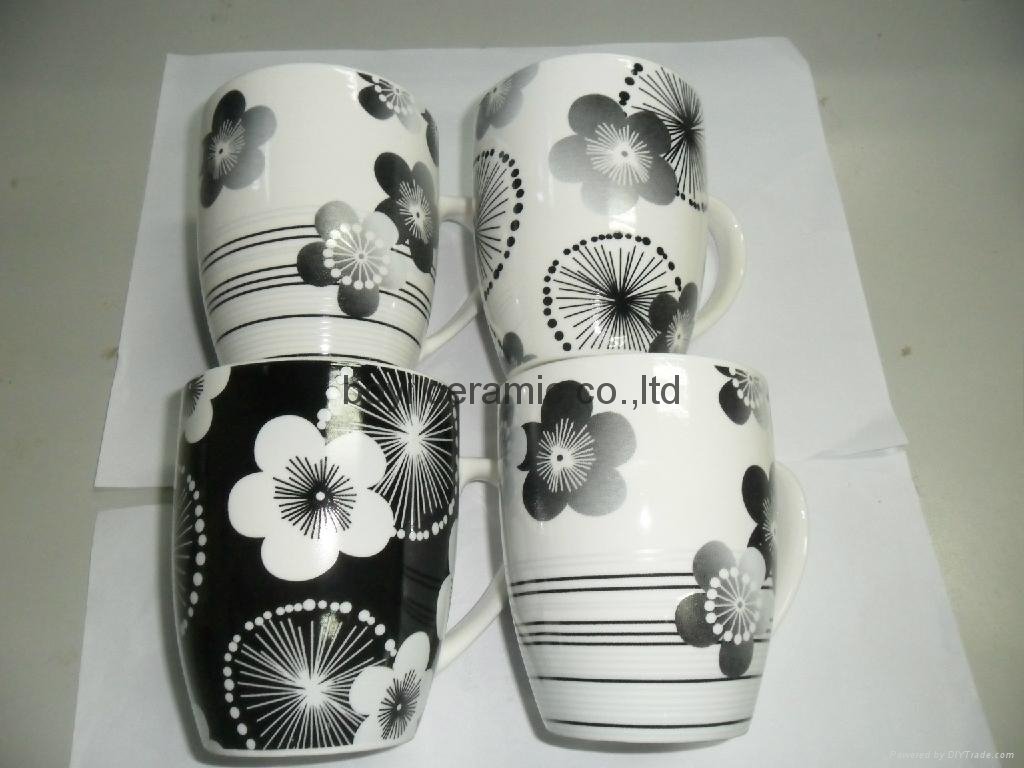 Calypso/Carnivale shape ceramic mug personalized printing 3