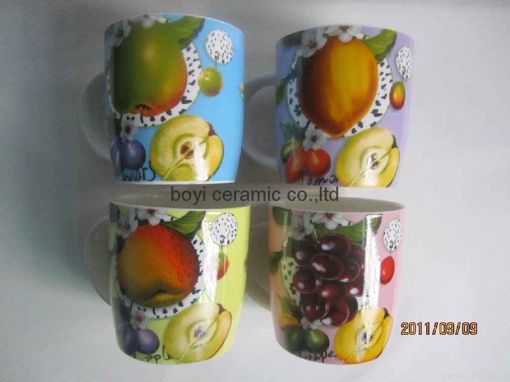 hot sale promotional ceramic porcelain fine bone china mug 