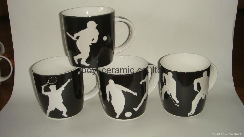 hot sale promotion mug fine bone china personalized design 2