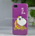 Imported Material Fashionable Cartoon Design Plastic Case For iphone 4G 2