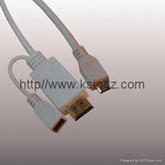 MHL to HDMI Cable with Male for Ipad 