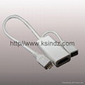 micro USB MHL to HDMI female adapter cable for HTC EVO 3G 