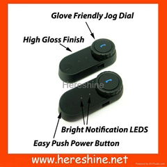 1000M Motorcycle Bluetooth Intercom Headset