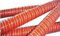 Double layers silicone coated glass fiber hose 1