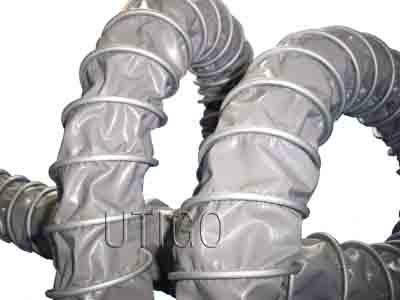 Clamped polyester duct 