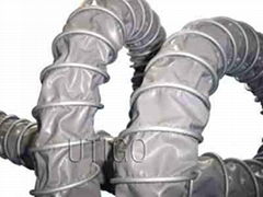 Clamped polyester duct