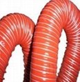 Double layers silicone coated glass fiber hose 2