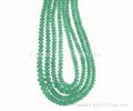 Emerald Rondelle Smooth (A Grade) Beads
