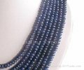Sapphire Rondelle Smooth (A Grade) Beads