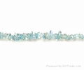 Aquamarine Chips Uncut Beads