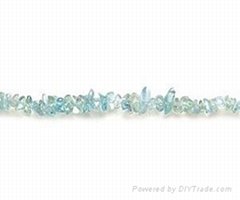 Aquamarine Chips Uncut Beads