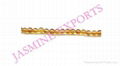 Citrine Drop Smooth Side Drilled Beads