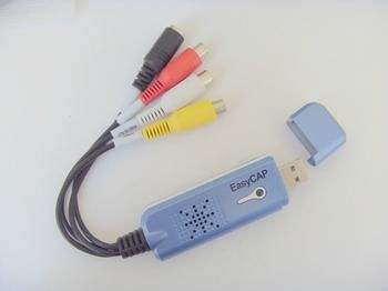 USB藍色單路視頻採集卡 2