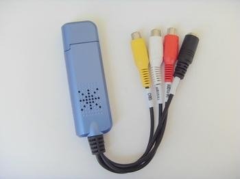 USB藍色單路視頻採集卡 3