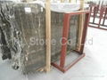 brown marble slab