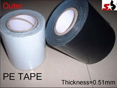 inner wrap tape,pipe tape,Polyethylene (PE) anticorrosion tape,Primer