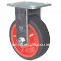 2011 New Red Corn PU Castor Wheel for Heavy Duty 2