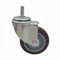 TPU Swivel Double Brake Medium Duty