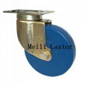 Dichromate Plated PU Swivel Castor Wheel