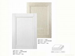 PVC wrapped kitchen cabinet door