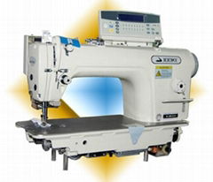 COMPUTER DIRECT DRIVE LOCKSTITCH SEWING MACHINE WITH AUTOMATIC TRIMMER