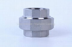 Stainless steel pipe fittings 304/316 screwed fittings BSP/NPT/DIN 150LBS    