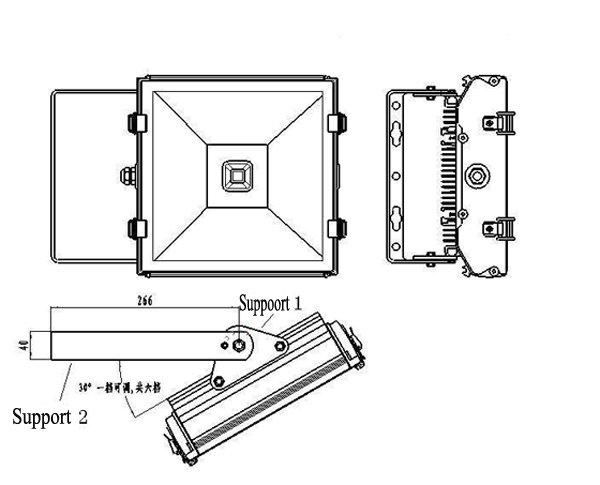 IP65 High brightness led tunnel light  4