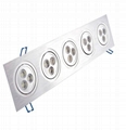Warm white Square LED ceiling lamp 5