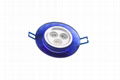 3*1W surface mounted led ceiling light  3