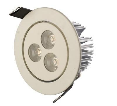 3*3W dimmable yellow LED ceiling lamp 2