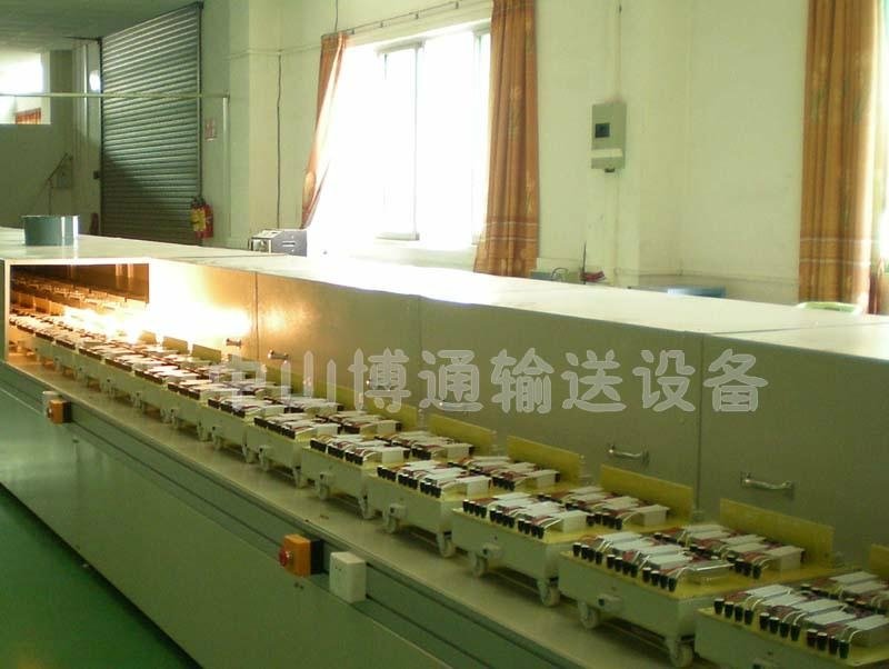 Electronic transformer aging line