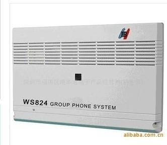 深圳国威集团电话交换机WS824-10型10D模拟数字交换机