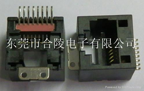 180度立式超薄RJ45網絡插座帶燈 5