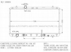 auto radiator for LIANA/AERIO`01-04