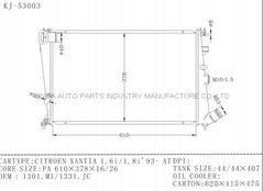 auto radiator for CITRON XANTIA 1.6i/1.8i'93-