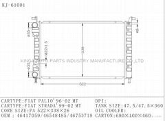 auto radiator for FIAT PALIO'96-02/FIAT