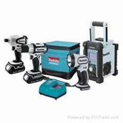 Makita Combo LCT400W 18V Compact Lithium-Ion 4 Piece